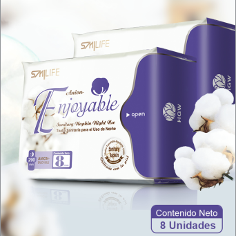 Toalla Sanitaria para el Uso de Noche “SMILIFE”